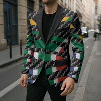 South Africa Beast Blazer Ripped Flag Graphic - Wonder Print Shop