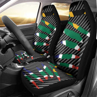 South Africa Beast Car Seat Cover Ripped Flag Graphic - Wonder Print Shop