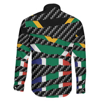 South Africa Beast Family Matching Long Sleeve Bodycon Dress and Hawaiian Shirt Ripped Flag Graphic - Wonder Print Shop