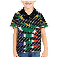 South Africa Beast Family Matching Mermaid Dress and Hawaiian Shirt Ripped Flag Graphic - Wonder Print Shop