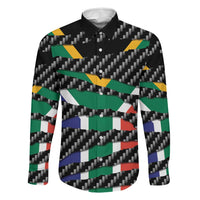 South Africa Beast Family Matching Puletasi and Hawaiian Shirt Ripped Flag Graphic - Wonder Print Shop