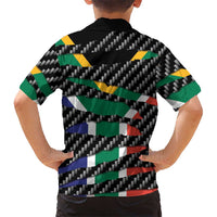 South Africa Beast Family Matching Summer Maxi Dress and Hawaiian Shirt Ripped Flag Graphic - Wonder Print Shop