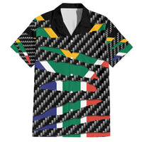 South Africa Beast Family Matching Tank Maxi Dress and Hawaiian Shirt Ripped Flag Graphic - Wonder Print Shop