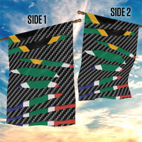 South Africa Beast Garden Flag Ripped Flag Graphic - Wonder Print Shop