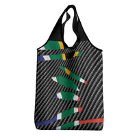 South Africa Beast Grocery Bag Ripped Flag Graphic - Wonder Print Shop
