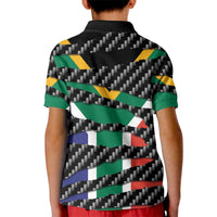 South Africa Beast Kid Polo Shirt Ripped Flag Graphic - Wonder Print Shop