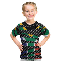 South Africa Beast Kid T Shirt Ripped Flag Graphic - Wonder Print Shop