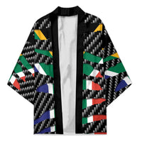South Africa Beast Kimono Ripped Flag Graphic - Wonder Print Shop