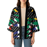 South Africa Beast Kimono Ripped Flag Graphic - Wonder Print Shop