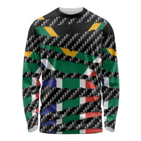 South Africa Beast Long Sleeve Shirt Ripped Flag Graphic - Wonder Print Shop