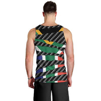 South Africa Beast Men Tank Top Ripped Flag Graphic - Wonder Print Shop