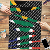 South Africa Beast Puzzle Ripped Flag Graphic - Wonder Print Shop