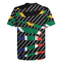 South Africa Beast Rugby Jersey Ripped Flag Graphic - Wonder Print Shop