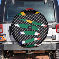 South Africa Beast Spare Tire Cover Ripped Flag Graphic - Wonder Print Shop