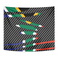 South Africa Beast Tapestry Ripped Flag Graphic - Wonder Print Shop