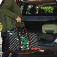 South Africa Beast Travel Bag Ripped Flag Graphic - Wonder Print Shop