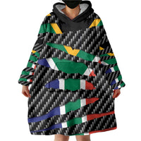 South Africa Beast Wearable Blanket Hoodie Ripped Flag Graphic - Wonder Print Shop