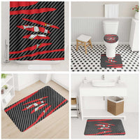Isle of Man Beast Bathroom Set Ripped Flag Graphic - Wonder Print Shop