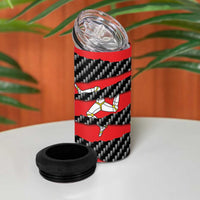 Isle of Man Beast 4 in 1 Can Cooler Tumbler Ripped Flag Graphic - Wonder Print Shop