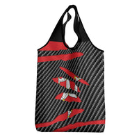 Isle of Man Beast Grocery Bag Ripped Flag Graphic - Wonder Print Shop