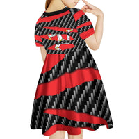 Isle of Man Beast Kid Short Sleeve Dress Ripped Flag Graphic - Wonder Print Shop