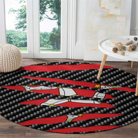 Isle of Man Beast Round Carpet Ripped Flag Graphic - Wonder Print Shop
