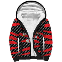 Isle of Man Beast Sherpa Hoodie Ripped Flag Graphic - Wonder Print Shop