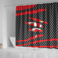Isle of Man Beast Shower Curtain Ripped Flag Graphic - Wonder Print Shop