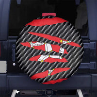 Isle of Man Beast Spare Tire Cover Ripped Flag Graphic - Wonder Print Shop
