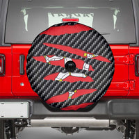 Isle of Man Beast Spare Tire Cover Ripped Flag Graphic - Wonder Print Shop