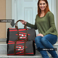 Isle of Man Beast Travel Bag Ripped Flag Graphic - Wonder Print Shop