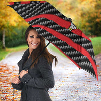 Isle of Man Beast Umbrella Ripped Flag Graphic - Wonder Print Shop