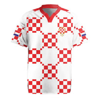 Custom World Football 2026 Croatia Rugby Jersey Hrvatska Checkerboard Style - Wonder Print Shop