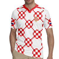 Custom World Football 2026 Croatia Rugby Jersey Hrvatska Checkerboard Style - Wonder Print Shop