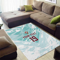 Custom World Football 2026 Portugal Area Rug Luso Spirit Football Force