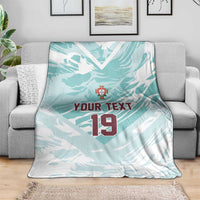 Custom World Football 2026 Portugal Blanket Luso Spirit Football Force
