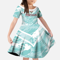 Custom World Football 2026 Portugal Kid Short Sleeve Dress Luso Spirit Football Force