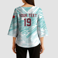 Custom World Football 2026 Portugal Kimono Sleeve Blouse Luso Spirit Football Force