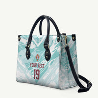Custom World Football 2026 Portugal Leather Bag Luso Spirit Football Force