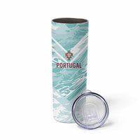 Custom World Football 2026 Portugal Skinny Tumbler Luso Spirit Football Force