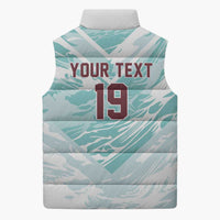 Custom World Football 2026 Portugal Sleeveless Puffer Jacket Luso Spirit Football Force