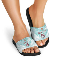 Custom World Football 2026 Portugal Slide Sandals Luso Spirit Football Force