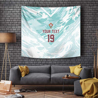 Custom World Football 2026 Portugal Tapestry Luso Spirit Football Force
