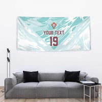 Custom World Football 2026 Portugal Tapestry Luso Spirit Football Force