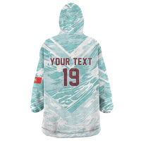 Custom World Football 2026 Portugal Wearable Blanket Hoodie Luso Spirit Football Force