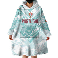Custom World Football 2026 Portugal Wearable Blanket Hoodie Luso Spirit Football Force