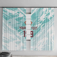 Custom World Football 2026 Portugal Window Curtain Luso Spirit Football Force