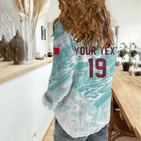 Custom World Football 2026 Portugal Women Casual Shirt Luso Spirit Football Force