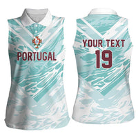 Custom World Football 2026 Portugal Women Sleeveless Polo Shirt Luso Spirit Football Force