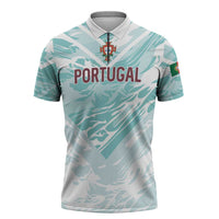 Custom World Football 2026 Portugal Zipper Polo Shirt Luso Spirit Football Force